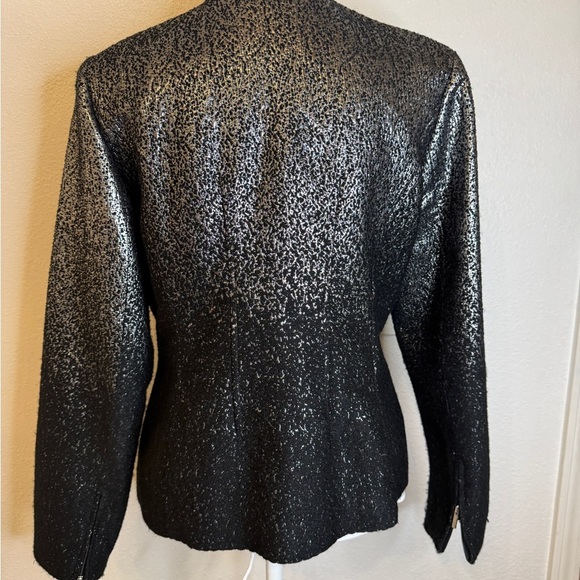Jones New York Black and Silver Blazer - Picture 2 of 7